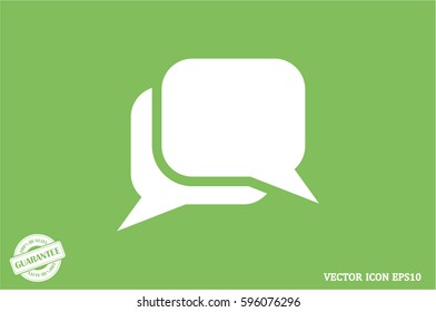 chat icon vector illustration.