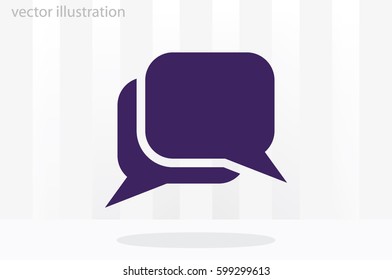 chat icon vector illustration