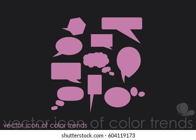Chat icon vector illustration.