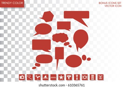 Chat icon vector illustration