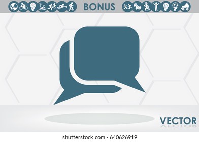 chat icon vector illustration