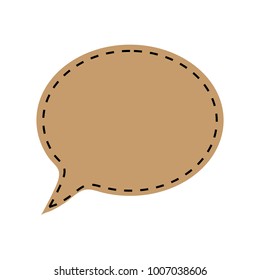 chat icon vector illustration dialog text on white background