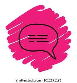 chat icon vector illustration dialog text. EPS10