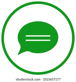 chat icon vector illustration dialog text on white background