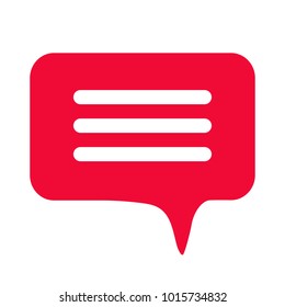 chat icon vector illustration dialog text on white background