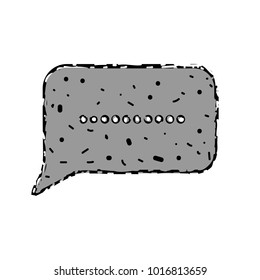 chat icon vector illustration dialog text on white background