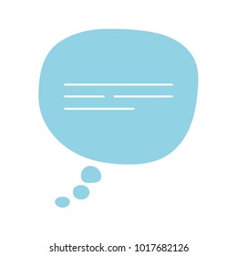 chat icon vector illustration dialog text on white background