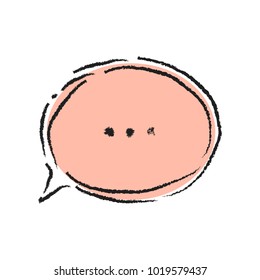 chat icon vector illustration dialog text on white background