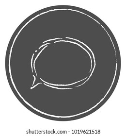chat icon vector illustration dialog text on gray background