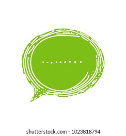 chat icon vector illustration dialog text on white background