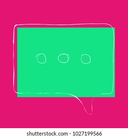 chat icon vector illustration dialog text