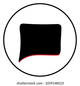 chat icon vector illustration dialog text on gray background