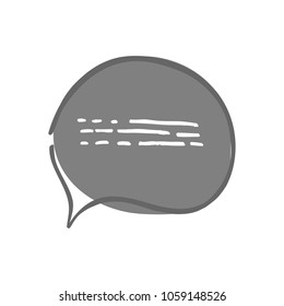chat icon vector illustration dialog text on white background
