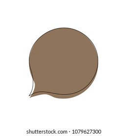 chat icon vector illustration dialog text on white background