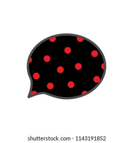 chat icon vector illustration dialog text on white background