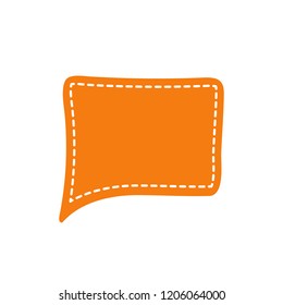 chat icon vector illustration dialog text on white background. Eps10