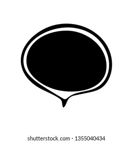 chat icon vector illustration dialog text on white background