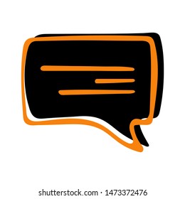 chat icon vector illustration dialog text