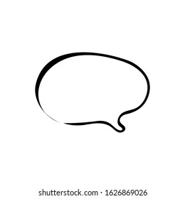chat icon vector illustration dialog text on white background