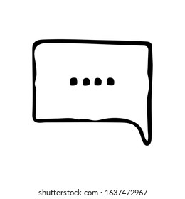chat icon vector illustration dialog text on white background