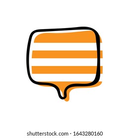 chat icon vector illustration dialog text on white background