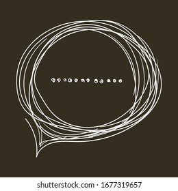 chat icon vector illustration dialog text on brown background