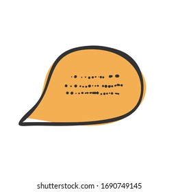 chat icon vector illustration dialog text on white background
