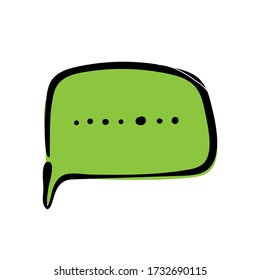 chat icon vector illustration dialog text on white background
