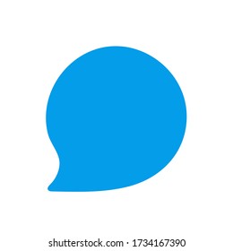 Chat icon. Vector illustration Dialog text