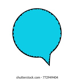 Chat icon. Vector illustration. Dialog text on white background