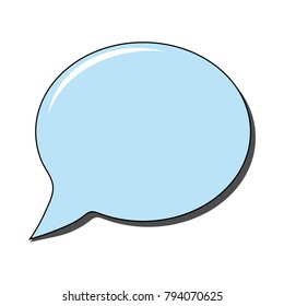 chat icon vector illustration dialog text on white background