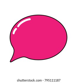 chat icon vector illustration dialog text on white background