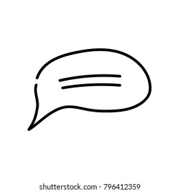 chat icon vector illustration dialog text on white background