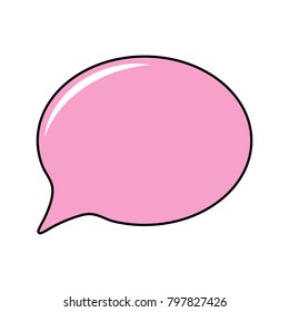 chat icon vector illustration dialog text on white background