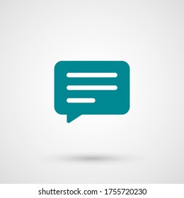 chat Icon. Vector illustration EPS 10.