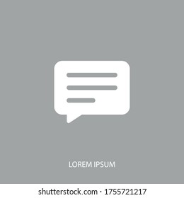 chat Icon. Vector illustration EPS 10.