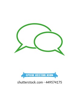 Chat icon vector illustration EPS 10.