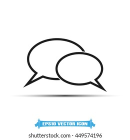 Chat icon vector illustration EPS 10.