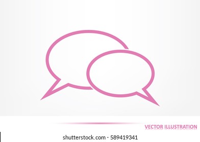 Chat icon vector illustration EPS 10.