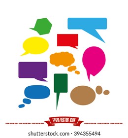 Chat icon vector illustration eps10.