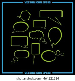Chat icon vector illustration eps10.