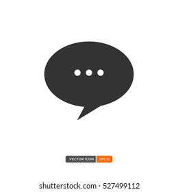 Chat icon vector. Vector illustration eps.10