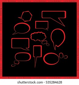 Chat icon vector illustration eps10.