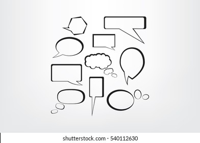 Chat icon vector illustration eps10.