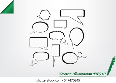 Chat icon vector illustration eps10.