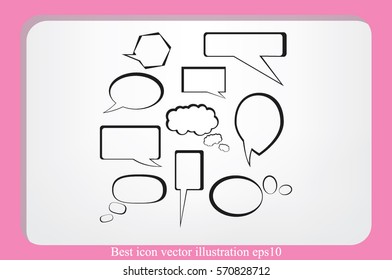 Chat icon vector illustration eps10.