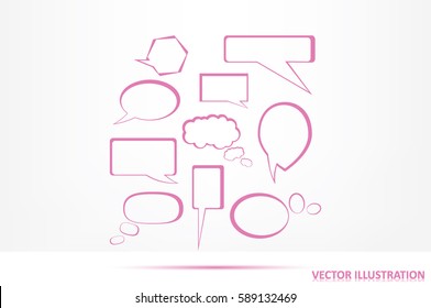 Chat icon vector illustration eps10.