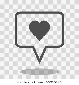 chat icon vector illustration. Flat design style