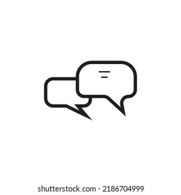 chat icon vector illustration logo design