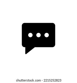 Chat icon vector illustration. speech bubble sign and symbol. comment icon. message